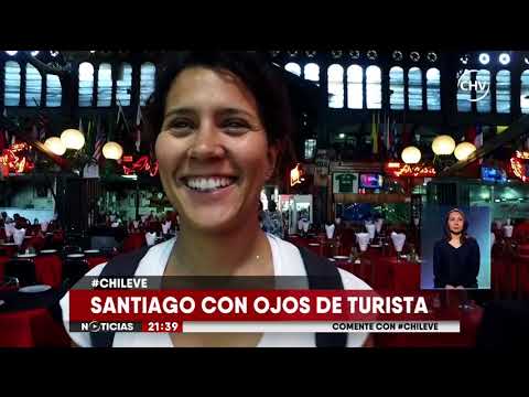 ChileVisión: Santiago con ojos de turista en un Bike Tour por Santiago