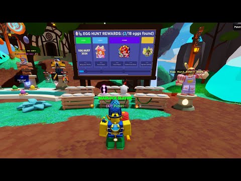Getting all 18 eggs in roblox bedwars (2024)