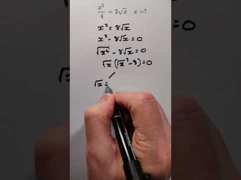 A neat little equation #maths #alevel #equation #algebra #solutions #mathematics