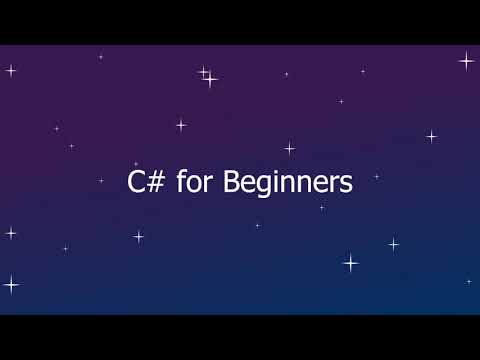 C# for Beginners - Intro
