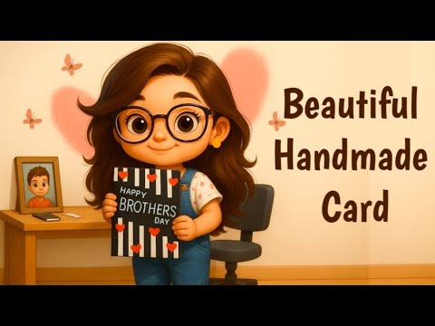 Brother's Day Card Making | Handmade Greeting Card | Easy and Beautiful Card for Brother