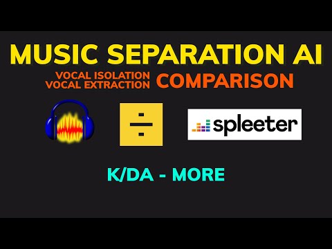 Music Separation AIs Test: K/DA - MORE