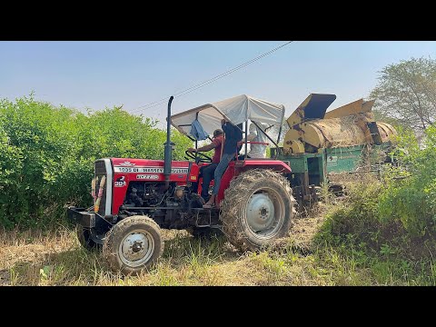"Unleashing Power: How Thresher Tractors Revolutionize Paddy Harvesting! 🌾🚜" 