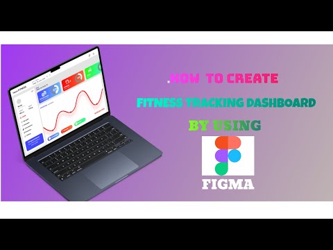 How to create fitness tracking dashboard using figma #uiuxdesigner #figma  #fitnesstrackingdashboard