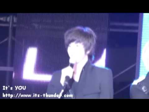 A+ sings Thunder HBD