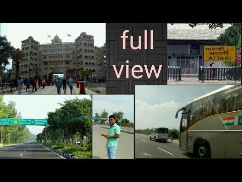 NATIONAL HIGHWAY IN INDIA | ATARI RAILWAY STATION || WAGAH BORDER