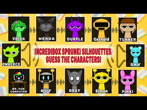 Guess Who? Incredibox Sprunki Characters Quiz! | Silhouette Challenge