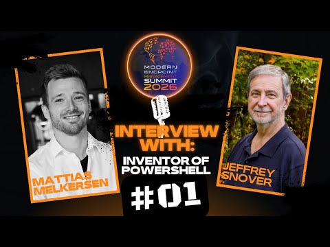 Interview with the inventor of PowerShell Jeffrey interview E01