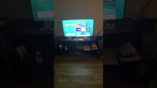 He fixed the tv got the internet connected