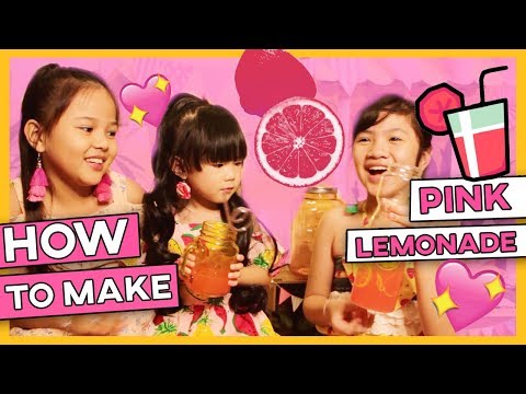 HOW TO MAKE PINK LEMONADE | with Yohan & Ayumi