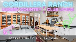 Luxury Texas Hill Country Home For Sale • Prestigious Cordillera Ranch Golf Course & Ranch Community