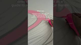 Using VR headset to sketch murals #wallart #artist #dopaminedecor #decorinspo #vrformurals #vr #ar