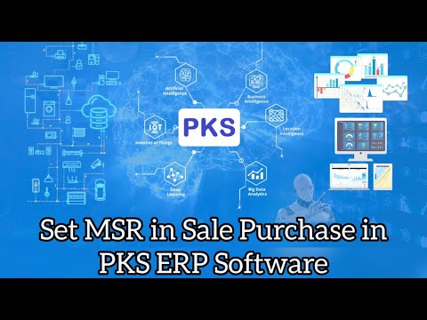 How to Set Representative/MSR in Sale/Purchase Bill in PKS ERP Software. @pkserpsoftware