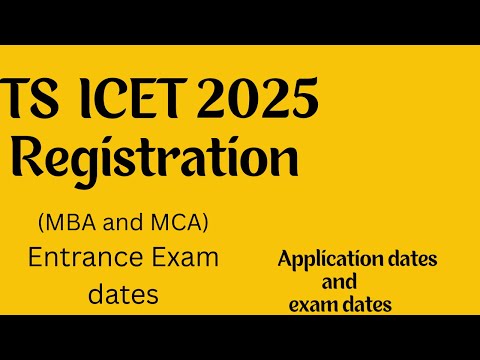 TS ICET Application dates 2025||MCA MBA|TS ICET Entrance Exam 2025 After Degree which course is best