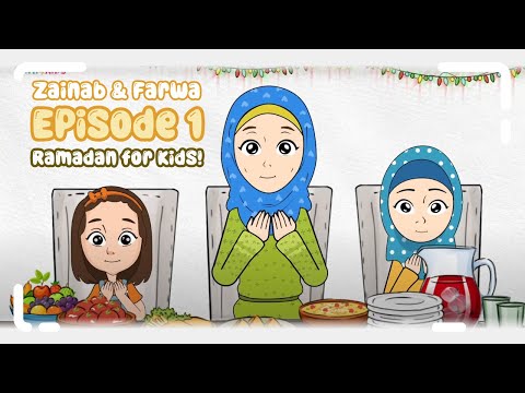 Zainab & Farwa | Episode 01: Ramadan | Islamic Cartoon on Fasting for Kids | Path4Kids