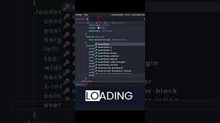 Loading blend with only CSS #creativity #csseffect #coding