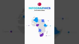 Animated PowerPoint Infographic Map #microsoftpowerpoint #powerpoint #powerpointtemplate