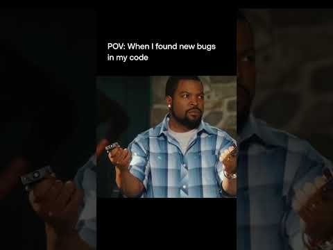 pov: when you found new bugs in your code #shorts