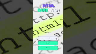 Test Your HTML Skills in 60 Seconds! 💻🔥 #htmlquiz"