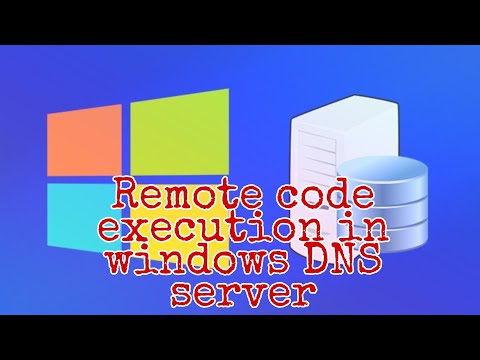 Remote code execution in windows DNS server