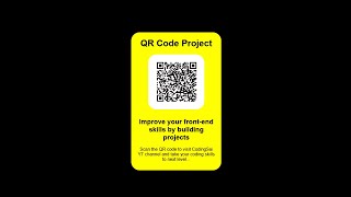 QR Code Project Build Your Skills by Coding