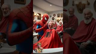 Evolution Of Spider-Man Haircuts.#shorts #spiderman #tranding #marvel