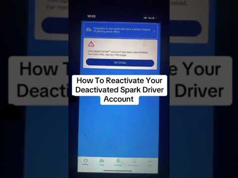 How To Reactivate Your Deactivated Spark Driver Account #sparkdriver #walmartspark #frontwheeldrive