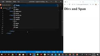 HTML DIV AND SPAN