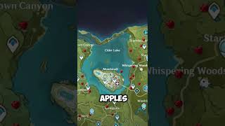 The adventure Map is so cool  #genshinimpact