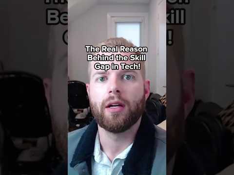 The Real Reason Behind the Skill Gap in Tech! #coding #techrecruiting #jobinterview