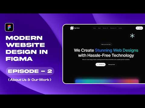 Modern Website Design in Figma - Episode 2 | Figma Tutorial