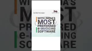 Tally Prime - Fully connected solution to manage E-Invoicing with ease #tallysolution #shorts #tally