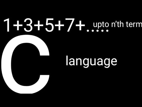1+3+5+7+........upto n'th term (odd number ) in c programming bangla tutorial by coding with tarek