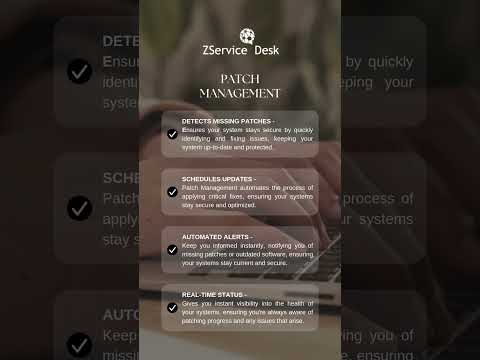 Stay Secure: ZServiceDesk Patch Management in Action #patchmanagement #cybersecurity #cyber