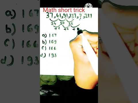 math short trick ||number series question||#short #trick #viral