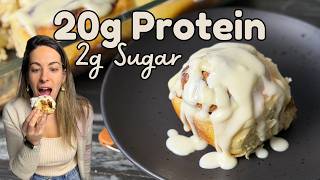 I Made 72g Sugar Cinnamon Rolls Into Ones with 20g of Protein and 350 Calories