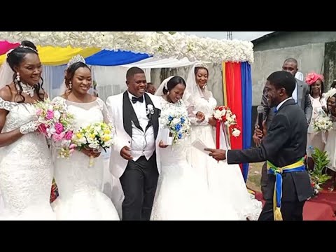 UN HOMME PREND 4 NOUVELLES FEMMES AU MÊME MARIAGE.