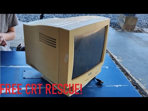 I found this CRT monitor in an abandoned house - Can I save it?