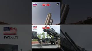 🇺🇸 Patriot vs 🇷🇺 S-400 — Cost Per Shot & Real Power! #shorts #military #usa #russia