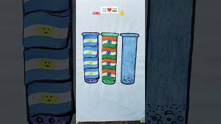 🇦🇷*🇮🇳 Jana Gana Mana || Independence Day Drawing Republic Day #shorts #flagdrawing #art
