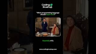 "When They Say Start with Assembly 😂 | Programming Language Meme"