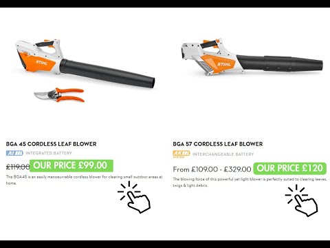 Stihl BGA 200 Cordless Blower. LOW PRICE OFFER #stihl #stihlblower #stihlBGA