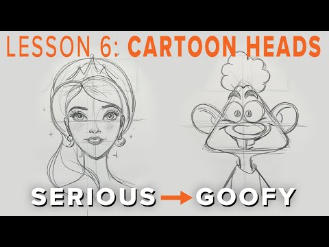 Learn to Draw Anatomy - Cartoon Heads