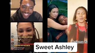 Sweet Guluva and Ashley Ogle love up live chat