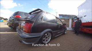 Toyota Starlet EP71 - Suspension, wheel and tire combo upgrades