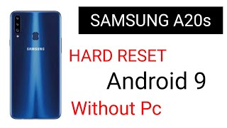 samsung a20s hard reset forgot password | How to hard reset Samsung A20s