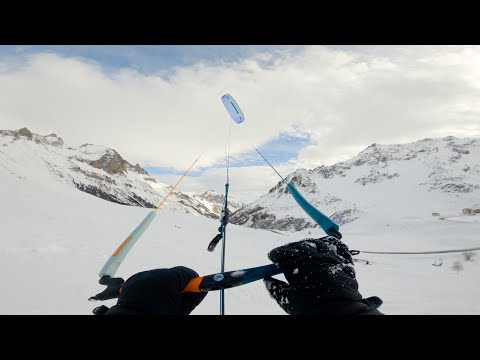 Snowkiting French Alps January 2023