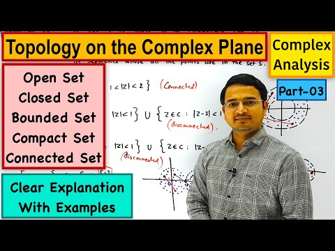Open Set, Closed Set, Bounded Set, Compact Set, Connected Set: Topology part-3