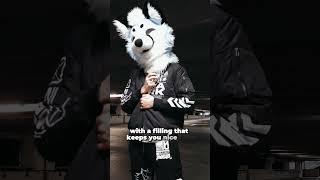 A closer look at our new techwear jacket 😈 #furry #fursuit #fursuiter #techwear