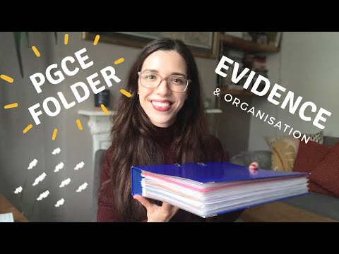 PGCE folder - Evidence and organisation | UK Secondary School | Science teacher